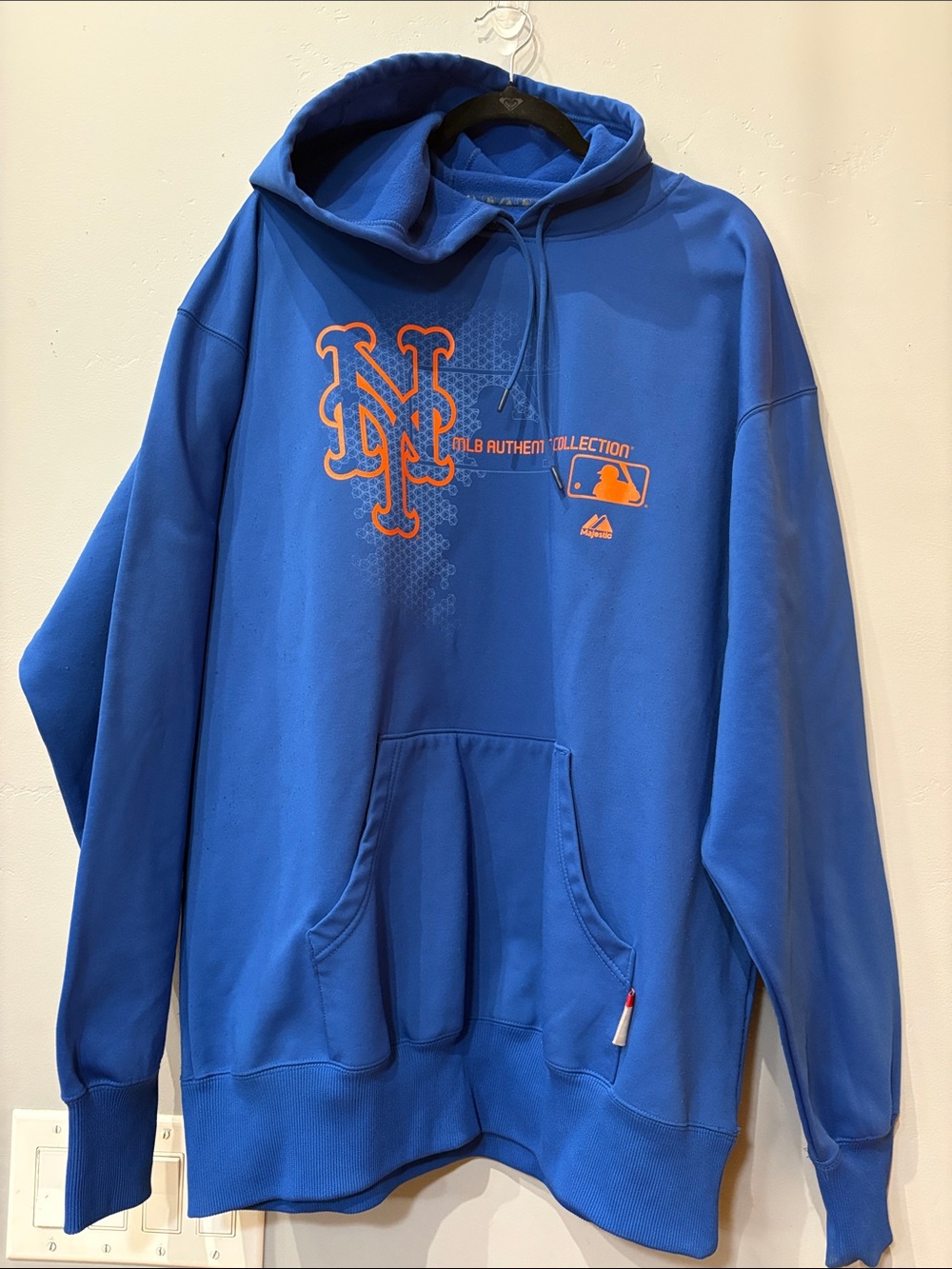 Majestic NY Mets Authentic Collection Therma Base Hoodie XL 2010